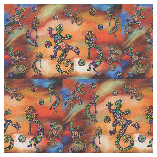 Tissu Art Kokopelli (Fermer)