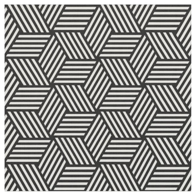 Tissu Art motif géométrique (Fermer)