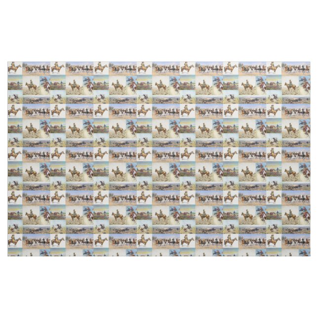 Tissu Art occidental de cowboy populaire (Fat Quarter)