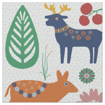 Art populaire scandinave Boho nordique Motif moder