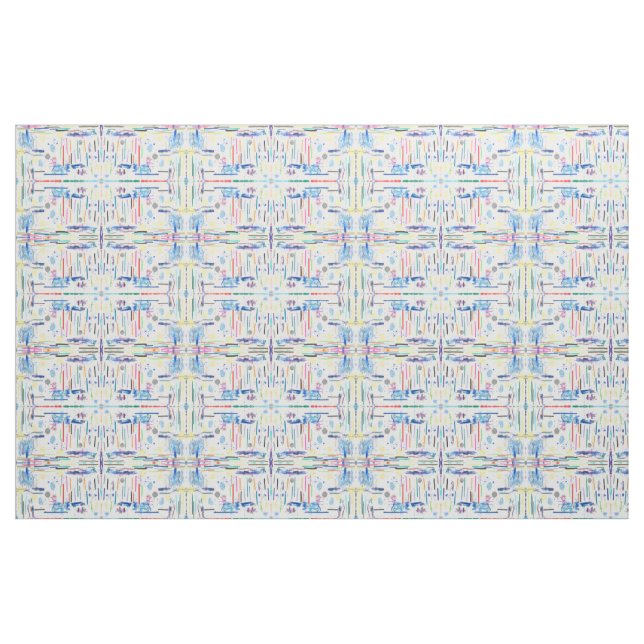 Tissu art précisionniste cubo-réalisme (Fat Quarter)