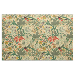 Tissu Arts & Artisanat Oiseaux & Fleurs Motif par Voysey