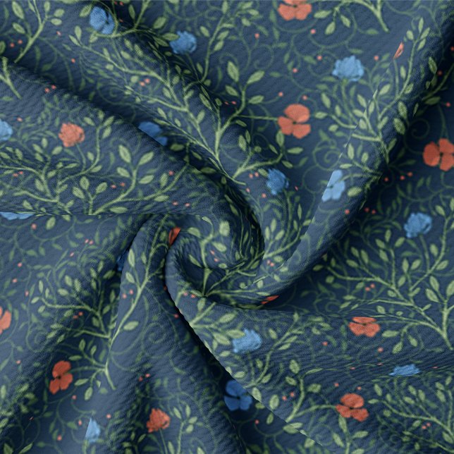 Tissu Arts et artisanat Motif de pavot (Créateur téléchargé)