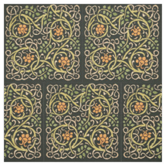 Tissu Arts et artisanat vintage motif floral Roycroft