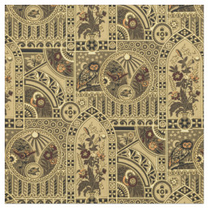Tissu Arts vintages et artisanat style Motif de nuit et