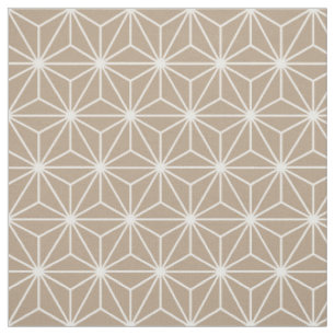 Tissu Asanoha Etoiles géométriques Lumière naturelle