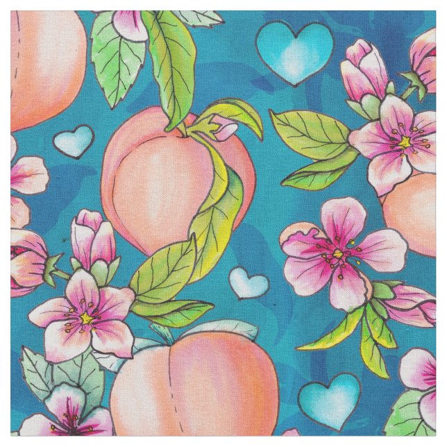 Tissu Assez en pêche (Fermer)