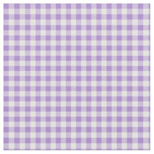 Tissu assez mauve et blanc de guingan de contrôle