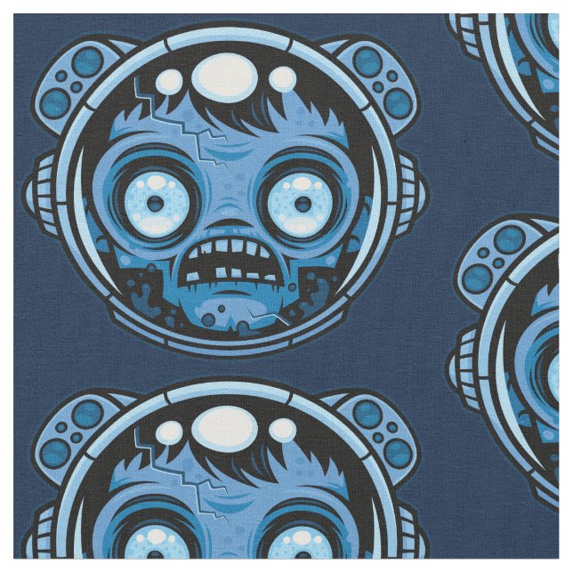 Tissu Astronaute zombie (Fermer)