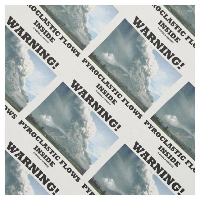 Tissu Attention! Flux Pyroclastiques à l'intérieur du vo (Échantillon)