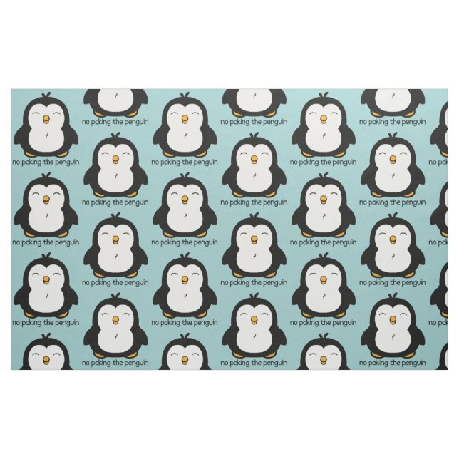 Tissu Aucun pousser le motif de pingouin (Fat Quarter)