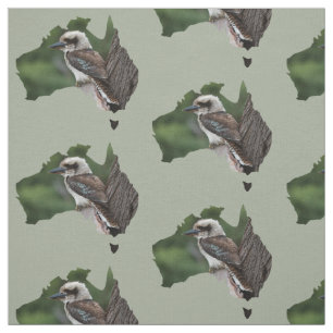 Tissu Australie Plan de pays Kookaburra dans un arbre