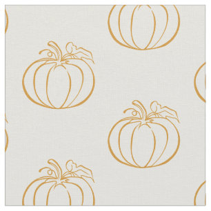 Tissu Automne Automne Citrouille Thanksgiving design