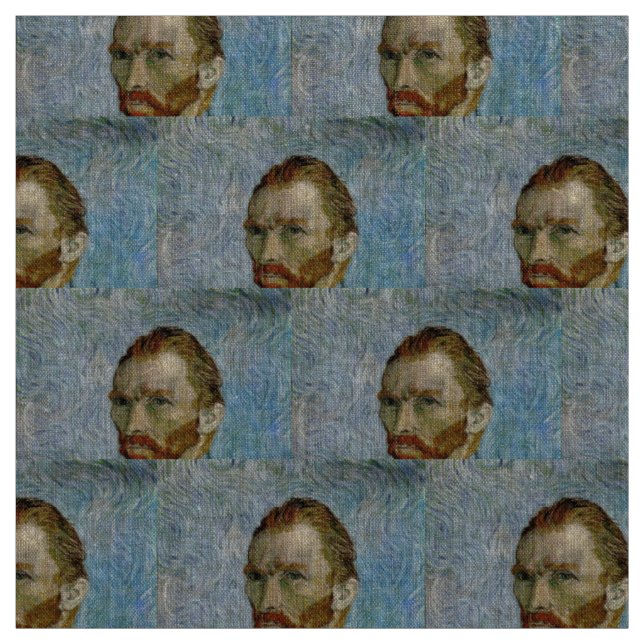 Tissu Autoportrait de Vincent Van Gogh (Échantillon)