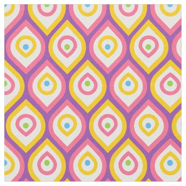 Tissu avec motif abstrait vintage. (Fermer)
