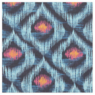 Tissu avec motif ikat