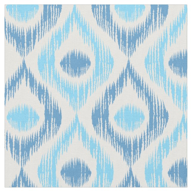 Tissu avec motif ikat (Fermer)