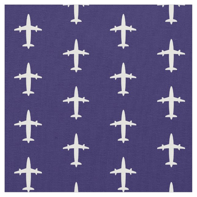 Tissu Avion bleu marine (Fermer)