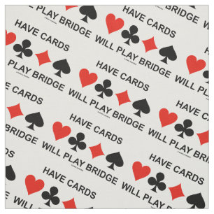 Tissu Ayez les cartes jouera des costumes de carte du
