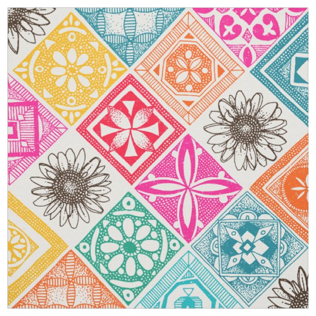 Tissu azulejos (Échantillon)