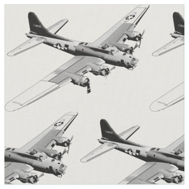 Tissu B-17 Forteresse volante (Fermer)