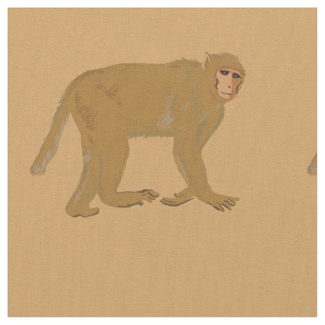 Tissu Baboon Monkey Art  (Fermer)