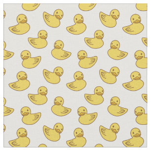 Tissu Baby shower de canard jaune pâle Motif de canard