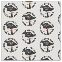 Bac de graduation avec cercle noir