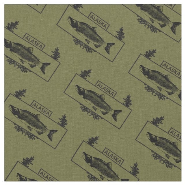Tissu Badge de pêcheur de combat de l'Alaska (Fermer)