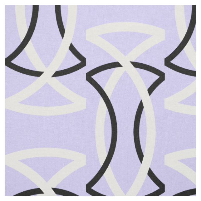 Tissu Bagues blanc & noir + votre backgr. & idées (Échantillon)