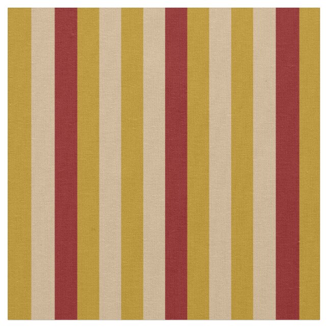 Tissu Baguette d'or foncé, Tan & Maroon (Fermer)