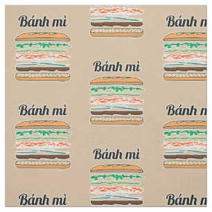 Tissu Baguette vietnamienne de pain français de sandwich
