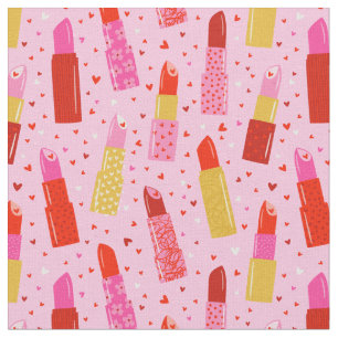 Tissu Baguettes de Saint Valentin roses
