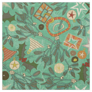 Tissu baies festives