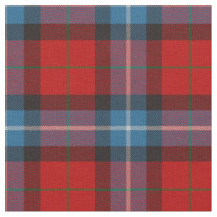 Tissu Baillie de tartan rouge de clan de Polkemett