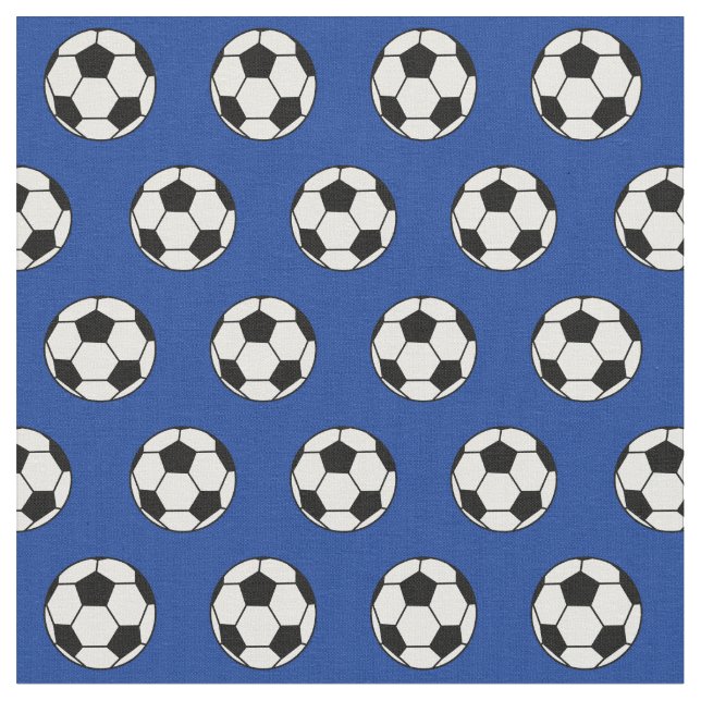 Tissu Bal de football cool Royal Blue (Fermer)