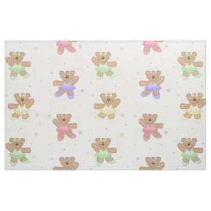 Tissu Ballerina Ballet Nounours