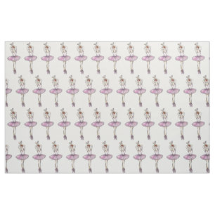 Tissu Ballerina, danse de ballet rose pétillant