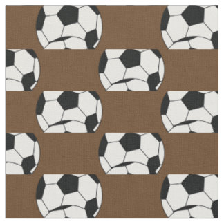 Tissu Balles de football Sports Brown