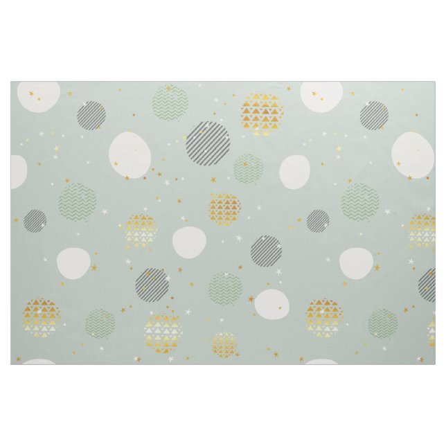 Tissu Balles de Noël Abstraites Motif moderne (Fat Quarter)