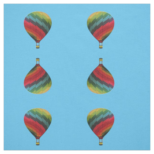 Tissu Ballon à air arc-en-ciel (Échantillon)