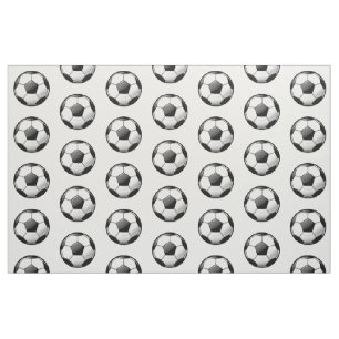 Tissu Ballon de football rond brillant