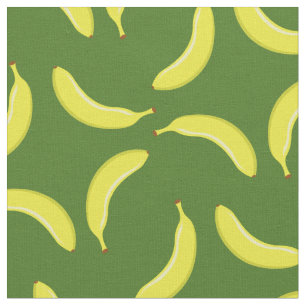 Tissu Bananes Fruits mignons Drôle Cuisine sotte