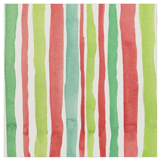 Tissu Bande d'aquarelle de Noël (Fermer)