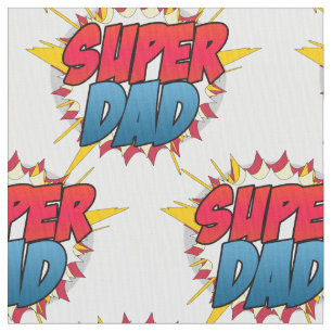Tissu Bande dessinée Inspiré Super Papa