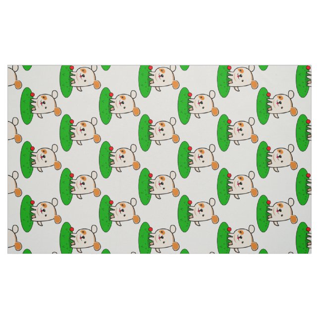 Tissu Bande dessinée mignonne de chiot (Fat Quarter)