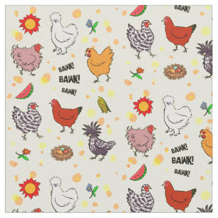 Tissu Bande dessinée sans couture mignonne de motif de