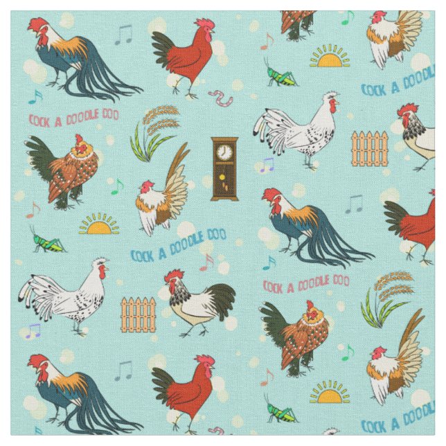 Tissu Bande dessinée sans couture mignonne de motif de (Fermer)
