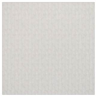 Tissu Bande florale verticale neutre Beige et blanc