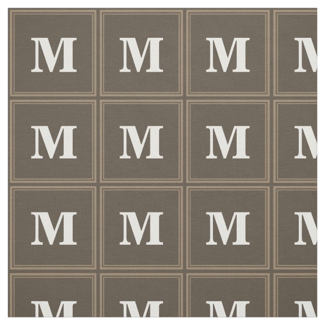 Tissu Bandes Brown (Échantillon)
